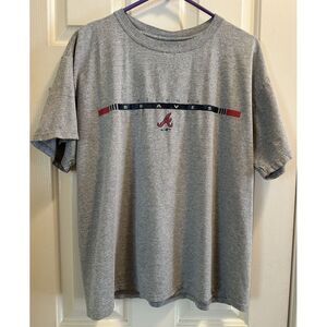 Atlanta Braves Adidas Gray Shirt Men's‎ Size Medium